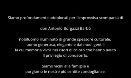 Addio al nobile amante della Brianza e della cultura