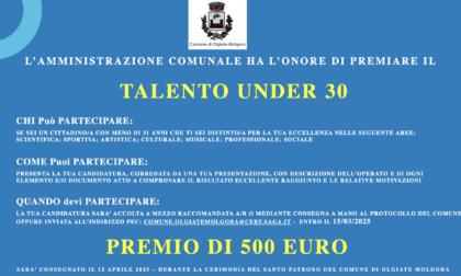 Talento under 30: aperto il bando