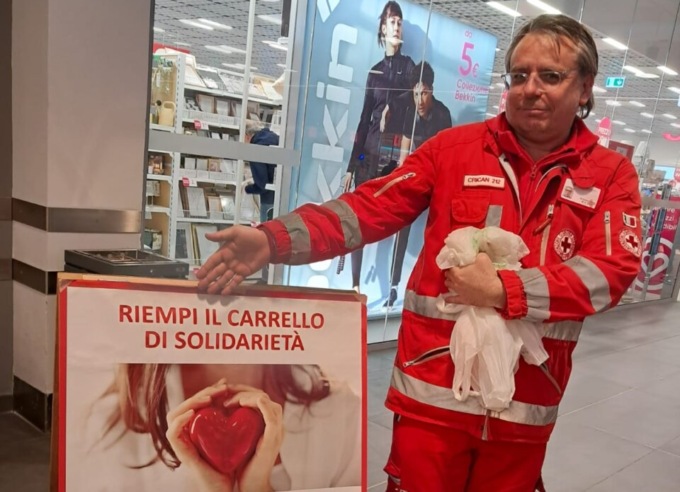Un successo la raccolta alimentari della Croce Rossa