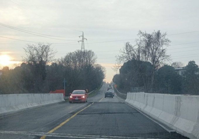 Ripristinato il doppio senso di marcia sul ponte di Cernusco