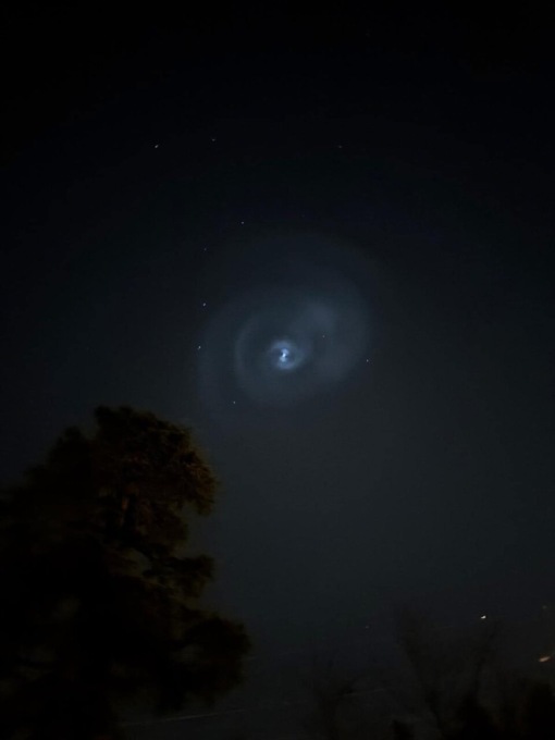 Spirale blu
