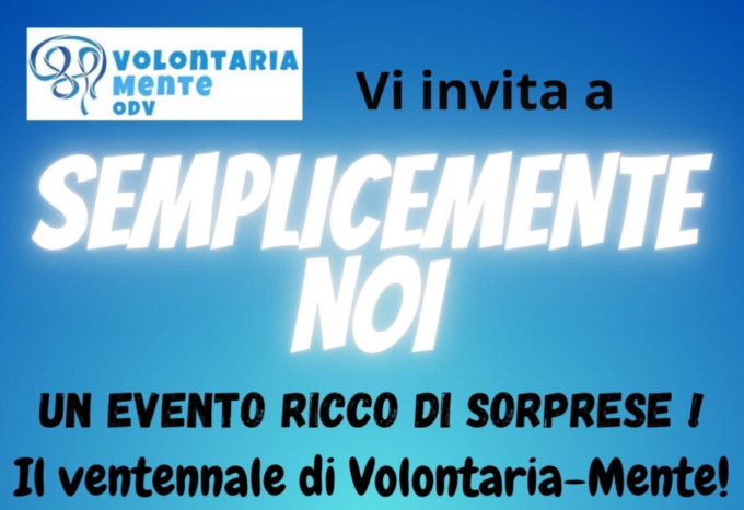 Volontaria-Mente festeggia i suoi primi vent’anni di attività