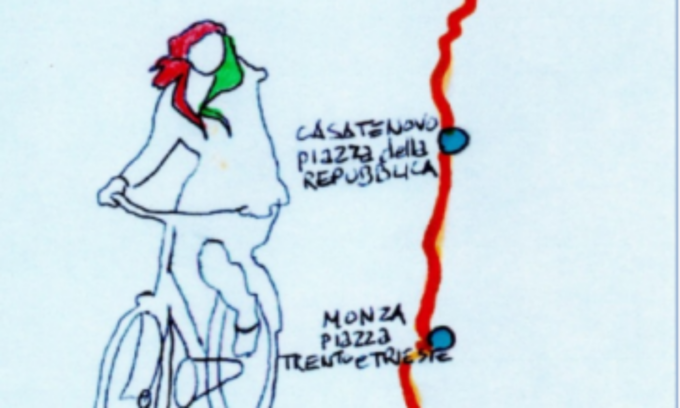 Bicistaffetta Lecco Milano per l’80esimo anniversario della Liberazione