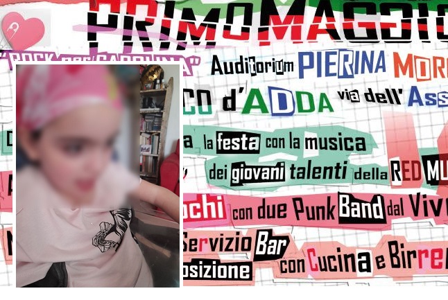 Primo maggio rock per Carolina, bimba affetta da paralisi cerebrale
