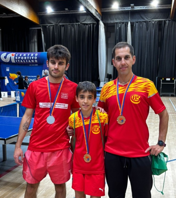 La Polisportiva Libertas Cernuschese è 9^ ai Campionati Italiani di Tennis Tavolo