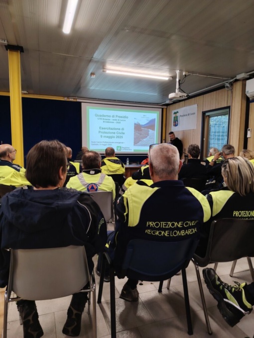 Al via l’esercitazione di protezione civile “L.I.M.O. 2025” nella Provincia di Lecco