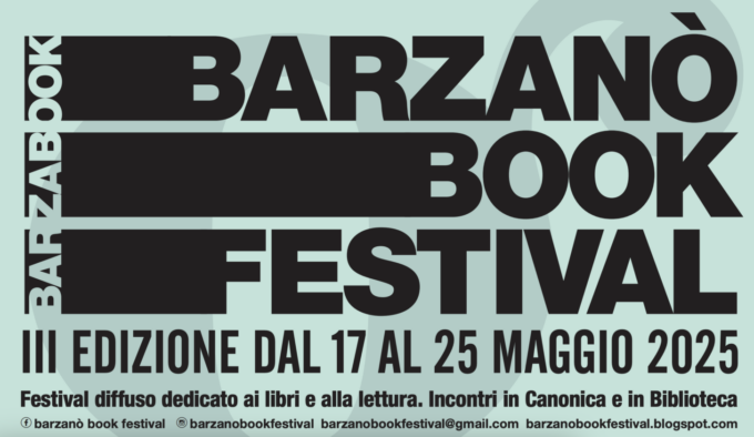 Tutto pronto per la 3^ edizione del Barzanò Book Festival