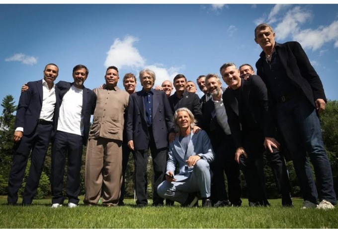 Parata di campioni a Imbersago per il compleanno di Massimo Moratti: le foto e i video
