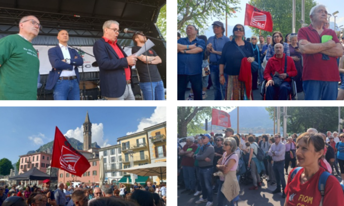 “Uniti per un lavoro sicuro”: l’appello di Diego Riva (CGIL) dal palco del Primo Maggio a Lecco