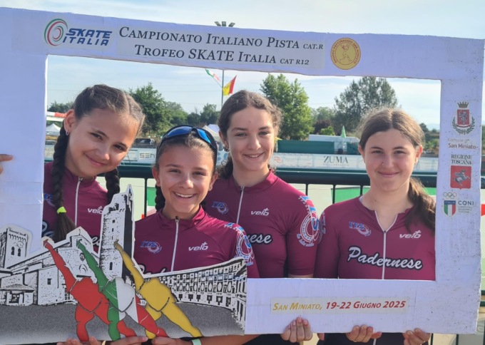 Asd Padernese: 4 atlete qualificate ai Campionati giovanili di pattinaggio inline