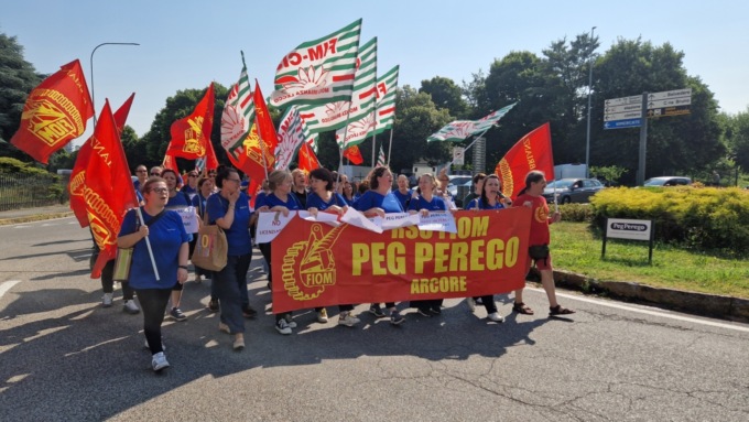 Sciopero alla Peg Perego, no a 90 licenziamenti