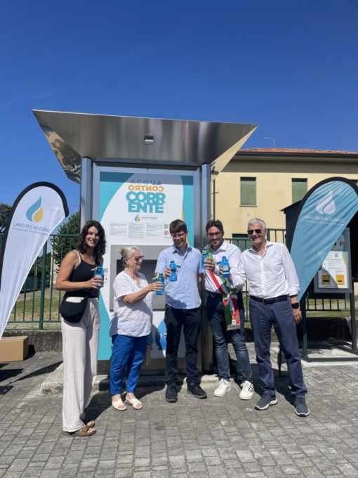 Inaugurata la nuova casetta dell’acqua di via Somaglia