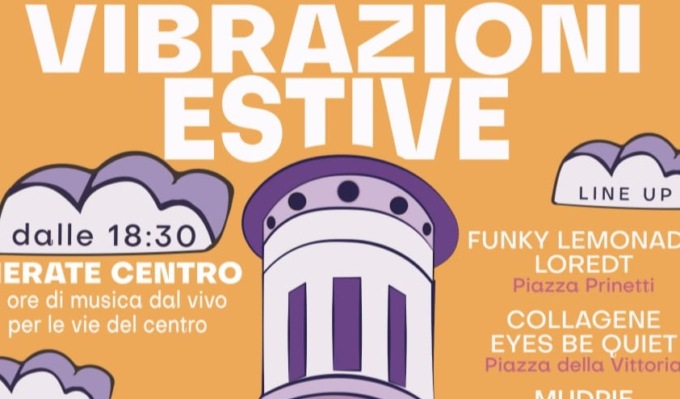 Vibrazioni estive, 7 concerti in piazza a Merate