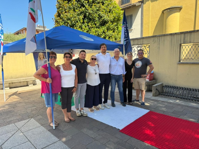 Primo gazebo con Fratelli d’Italia a Osnago
