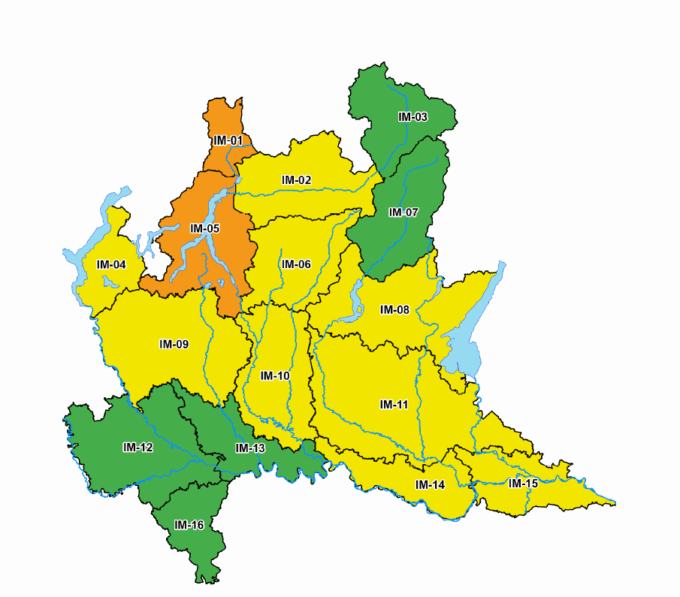Maltempo in arrivo sulla provincia di Lecco: scatta l’allerta arancione