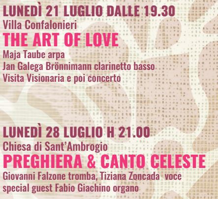 “Suoni mobili” animerà gli ultimi lunedì di luglio