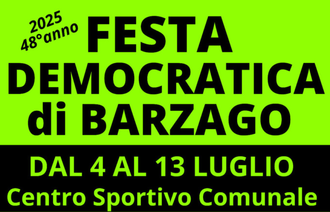 Tutto pronto per il ritorno della Festa democratica di Barzago