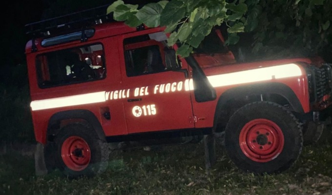 Persona ferita nel bosco, intervengono i Vigili del fuoco