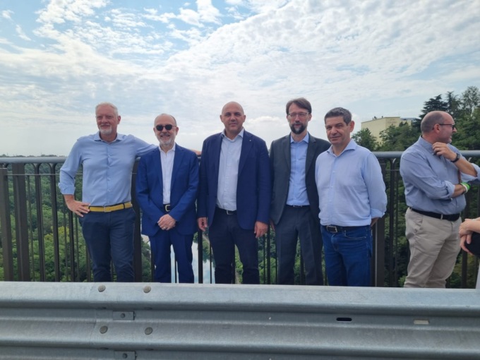 Nuovo ponte sull’Adda: questa mattina il sopralluogo della Commissione Territorio