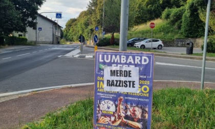 Insulti sui manifesti della Lumbard Fest organizzata dalla Lega