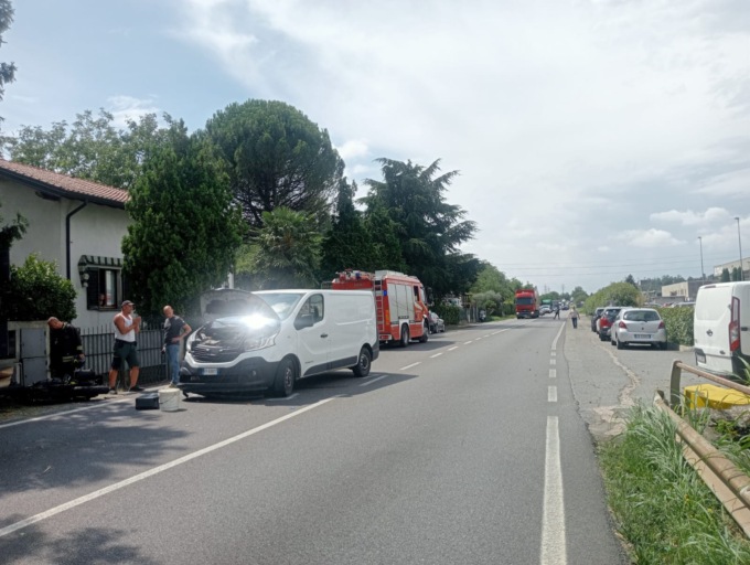 Incidente lungo la Provinciale, gravissimo motociclista