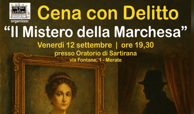 Cena con delitto promossa da Dietro La Lavagna