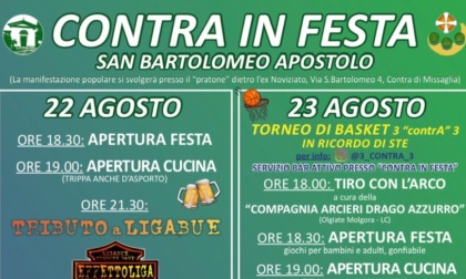 Torna “Contra in Festa”: musica, divertimento e buon cibo assicurati