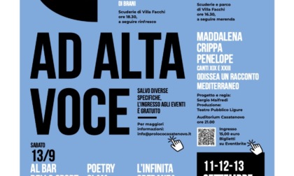 In arrivo la prima edizione di “Ad alta voce”, festival di lettura e teatro