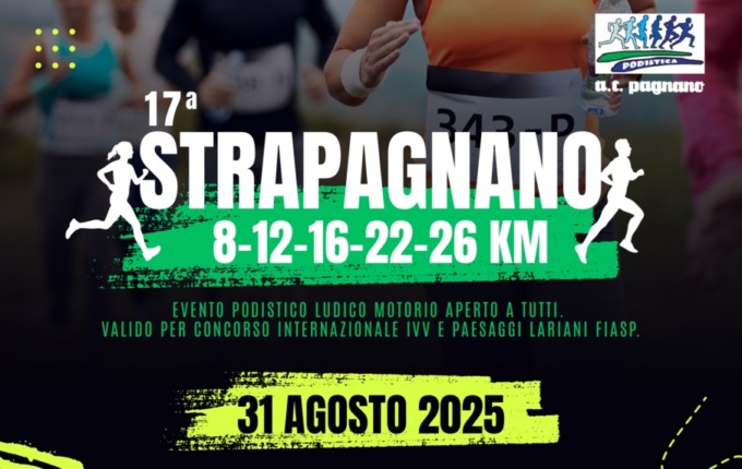 Si scaldano i motori per la 17^ edizione della Strapagnano