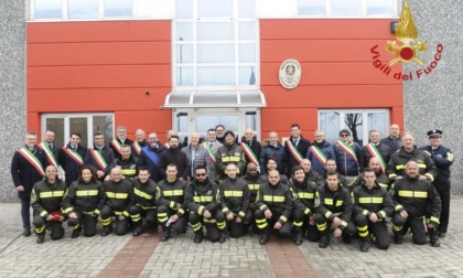 Il grazie dei Vigili del fuoco volontari dell’Isola bergamasca ai cittadini