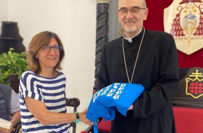 L’appello dei sindaci contro la guerra a Gaza consegnata a monsignor Pizzaballa