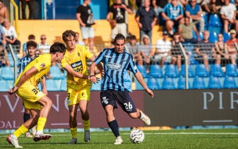 Calcio Lecco, un momento di incontro con i tifosi