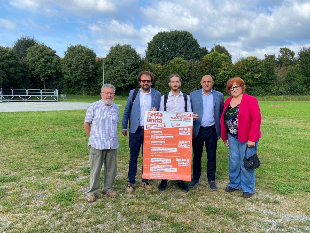 Svelato il programma della Festa dell’Unità di Imbersago