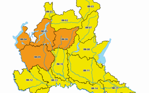 Peggiora il tempo, in aumento il rischio idrogeologico: allerta arancione sul Lecchese