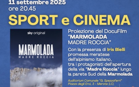 “Marmolada: Madre roccia”, una serata speciale con l’alpinismo del futuro