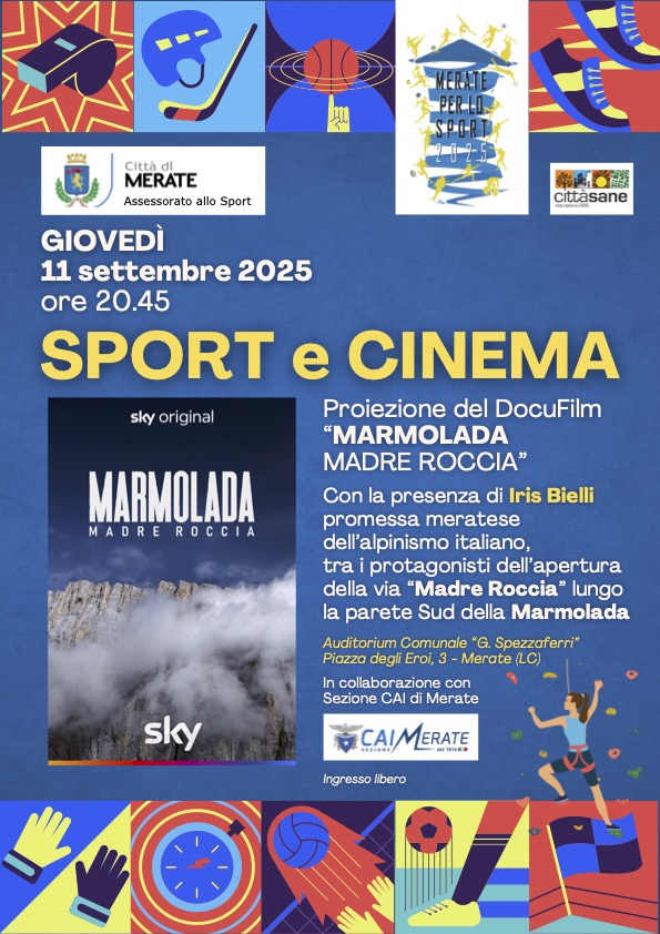 “Marmolada: Madre roccia”, una serata speciale con l’alpinismo del futuro