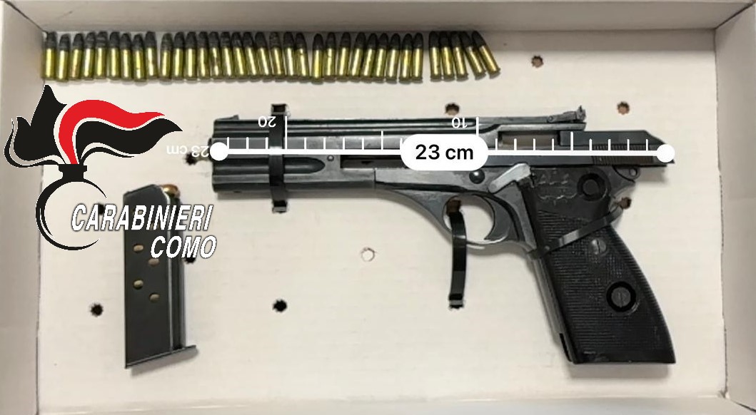 Controlli nelle fabbriche dismesse: unità cinofila casatese rinviene una pistola