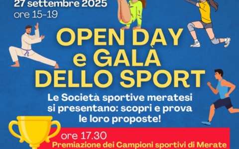 Merate per lo sport, evento finale con gli open day e il gala