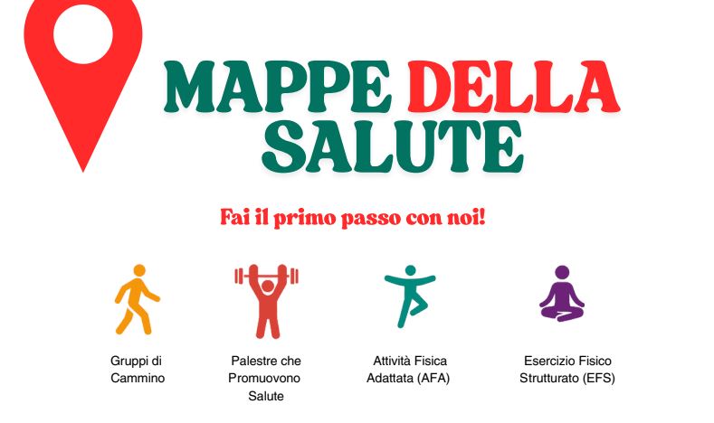 Promozione dell’attività fisica con le “Mappe della salute”