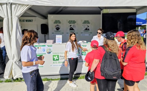 Salute e sicurezza in primo piano al Gp di Monza con lo stand di Ats Brianza