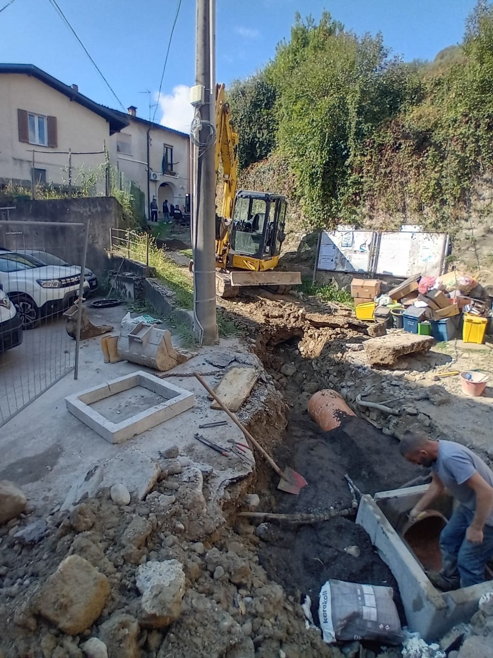 Al via i lavori per il potenziamento della rete fognaria e di acquedotto