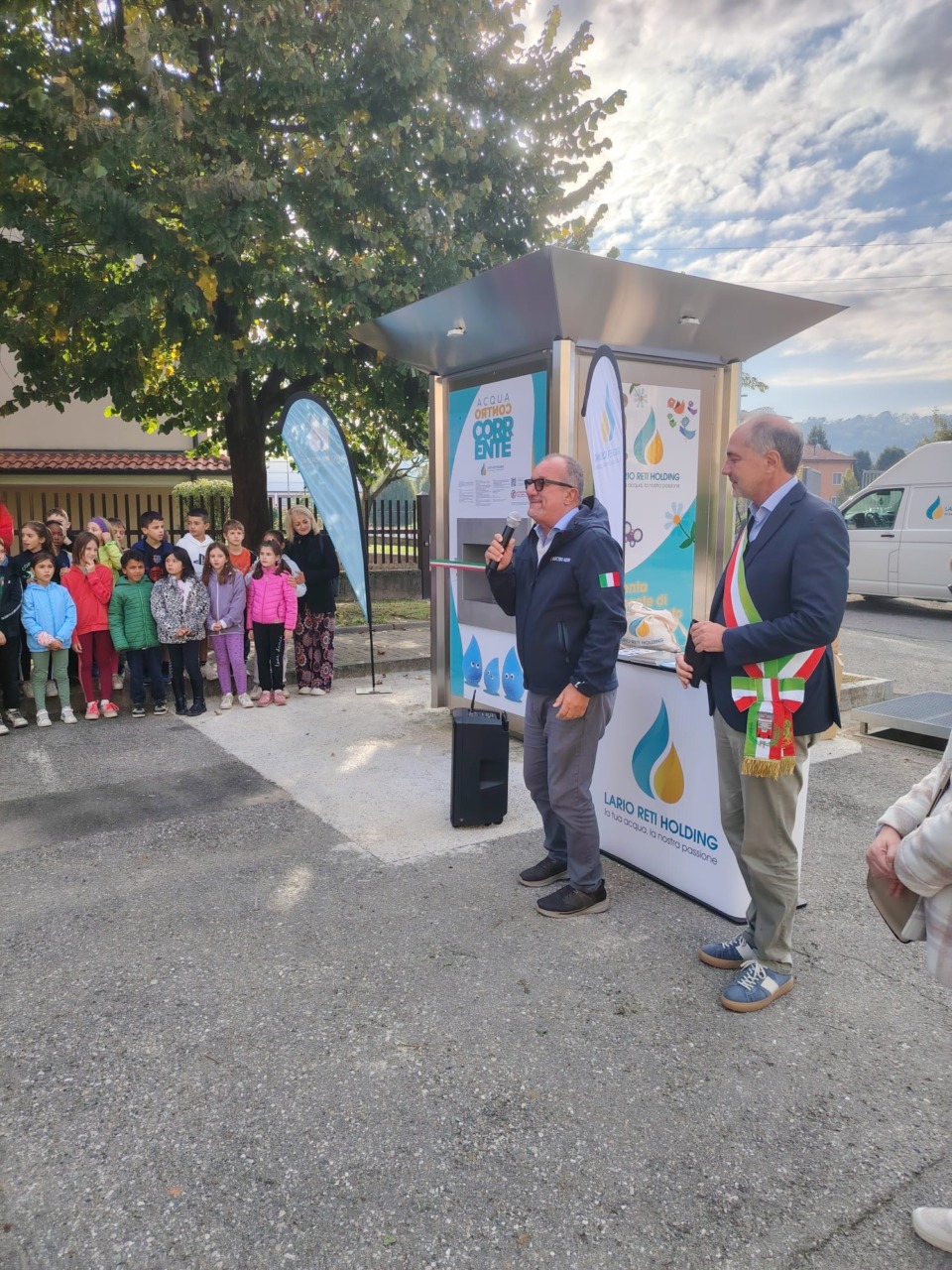Inaugurata la nuova casetta dell’acqua di Calco
