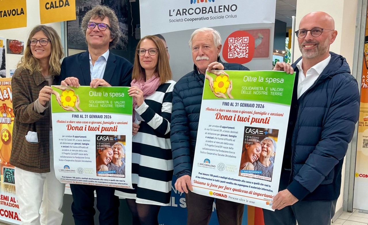 Conad Centro Nord lancia una campagna solidale nei punti vendita del Lecchese