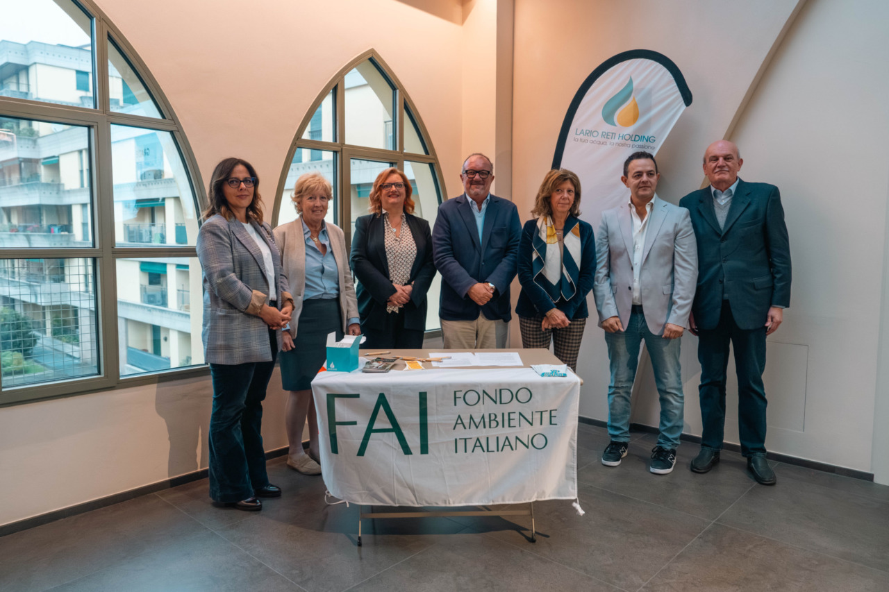 Lario Reti Holding e Fai Lecco: presentato il progetto “FAI rete con l’acqua”