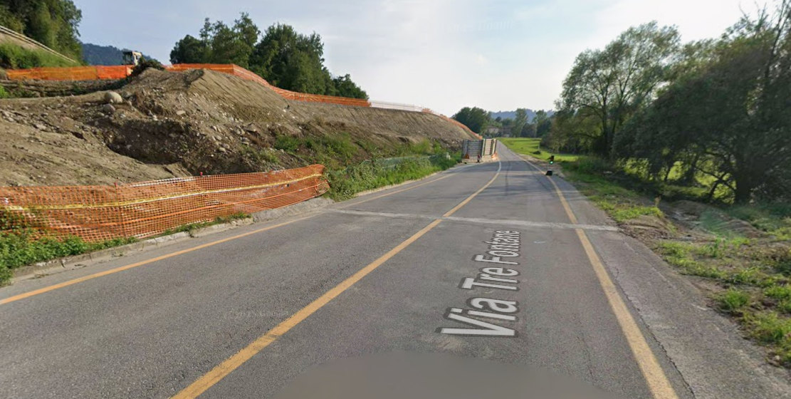 Via Tre Fontane a Cisano Bergamasco chiude almeno tre mesi: previsti pesanti disagi