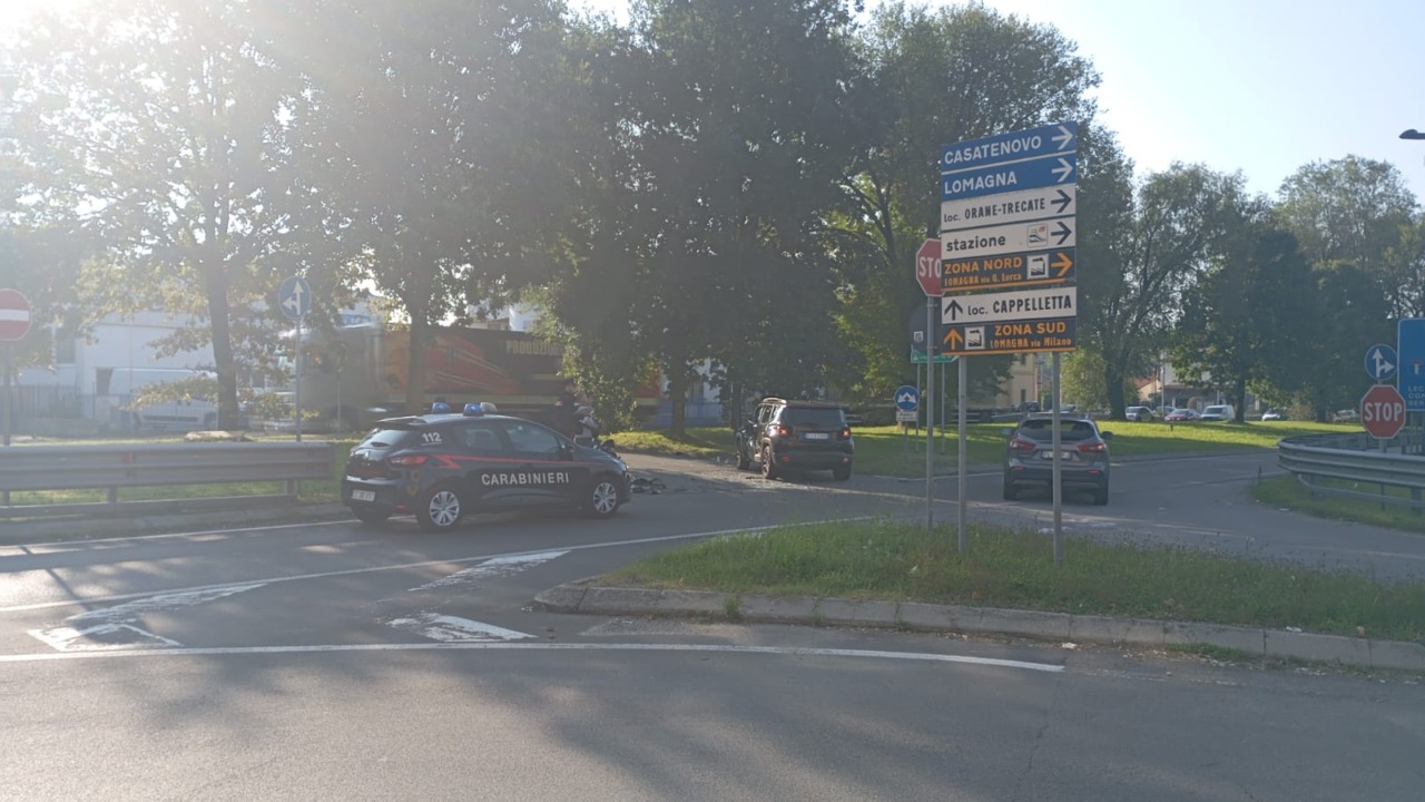 Incidente lungo la Provinciale, motociclista ferito