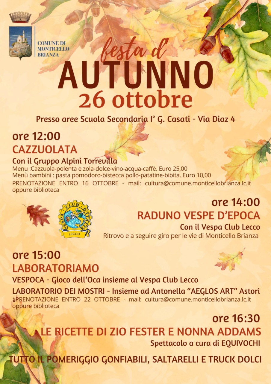Festa d’autunno a Monticello