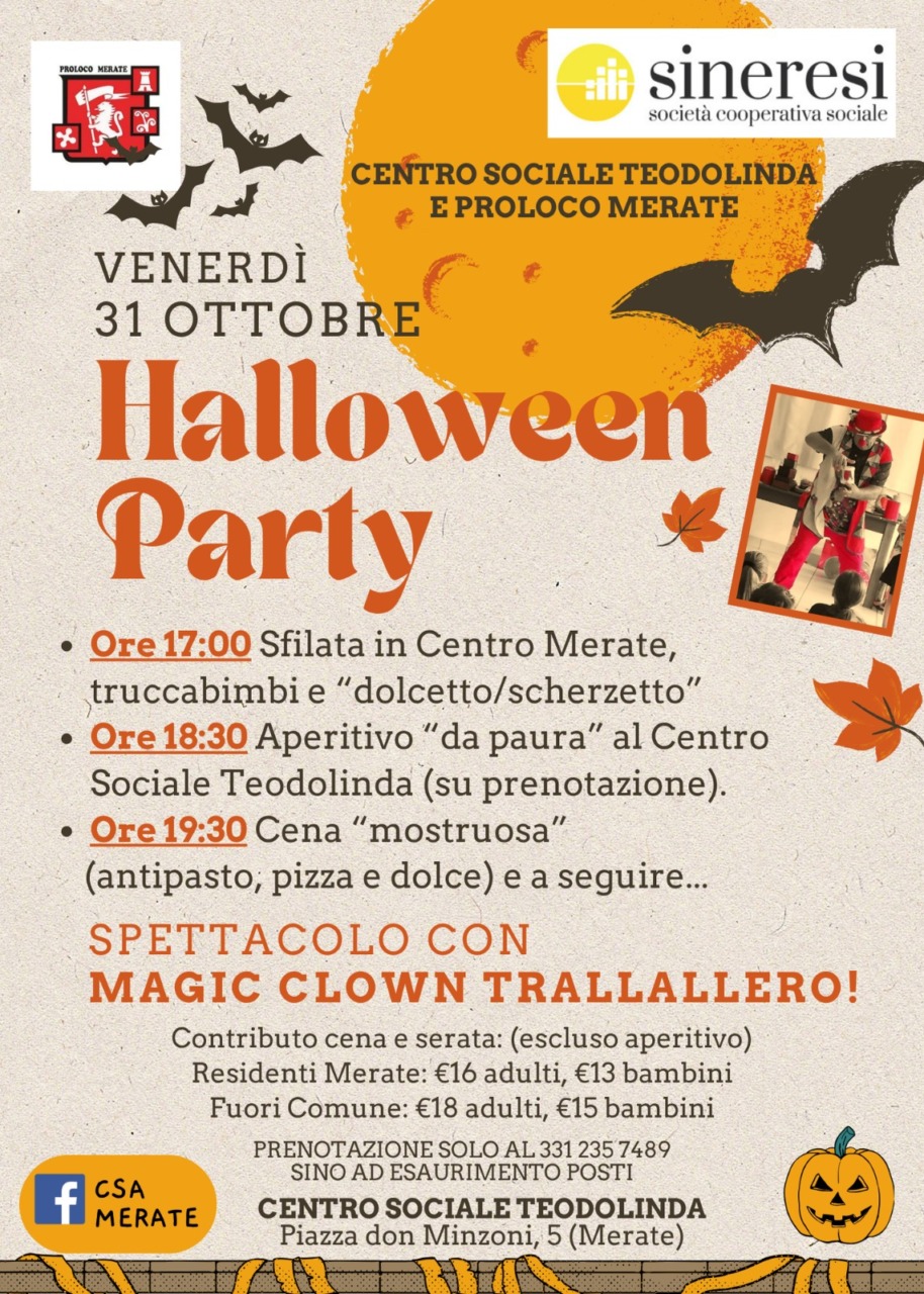 Halloween con la Pro Loco, sfilata in centro e aperitivo da brividi