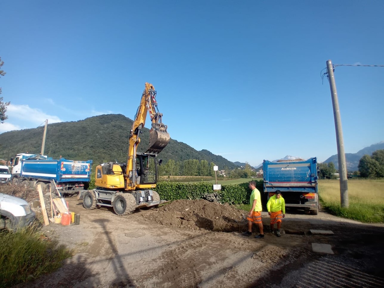 Brivio: completati i lavori di adeguamento della rete fognaria nelle vie Fornace e Filatoio