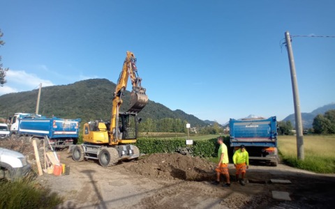 Brivio: completati i lavori di adeguamento della rete fognaria nelle vie Fornace e Filatoio